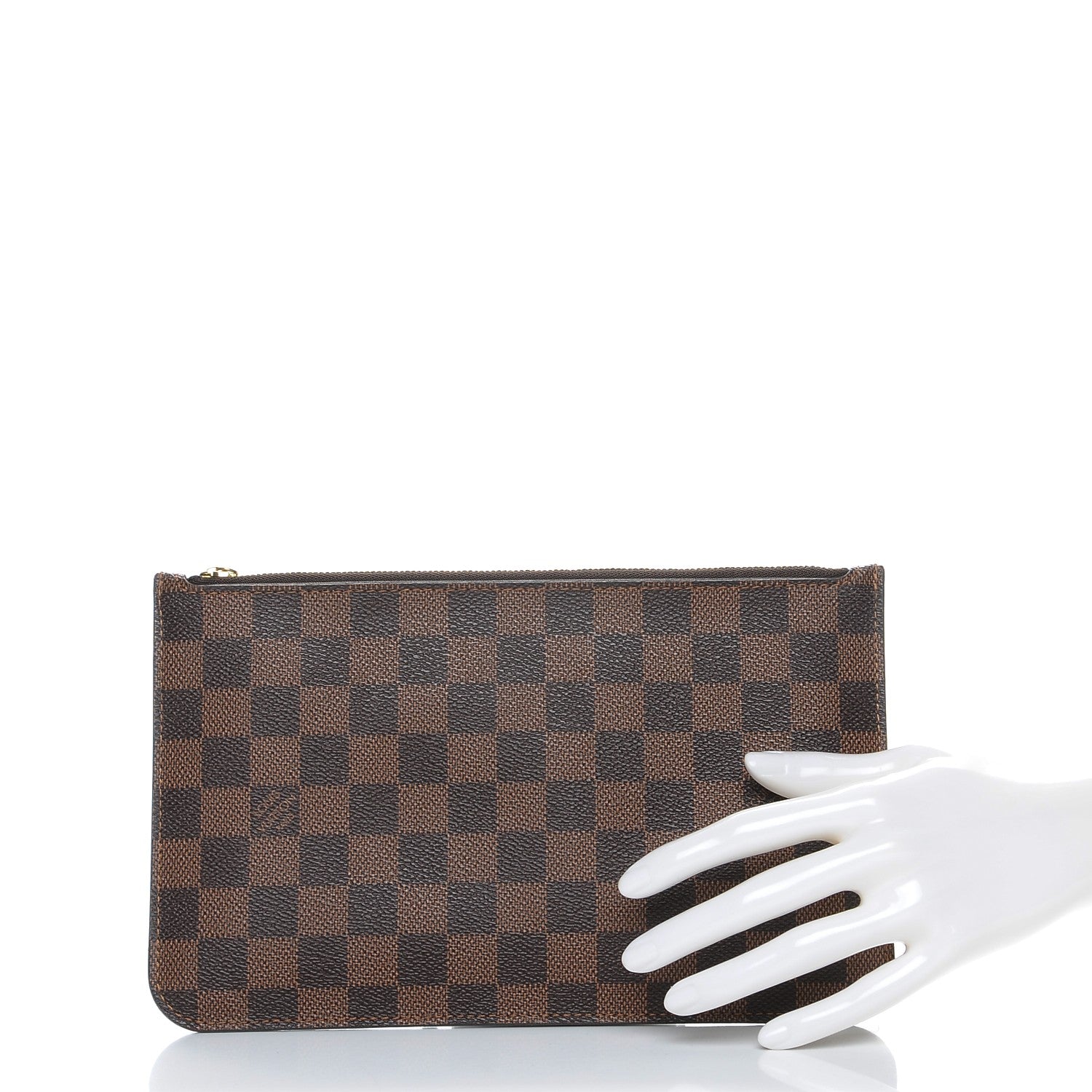 Louis Vuitton Damier Ebene Neverfull MM GM Pochette 2 of 9