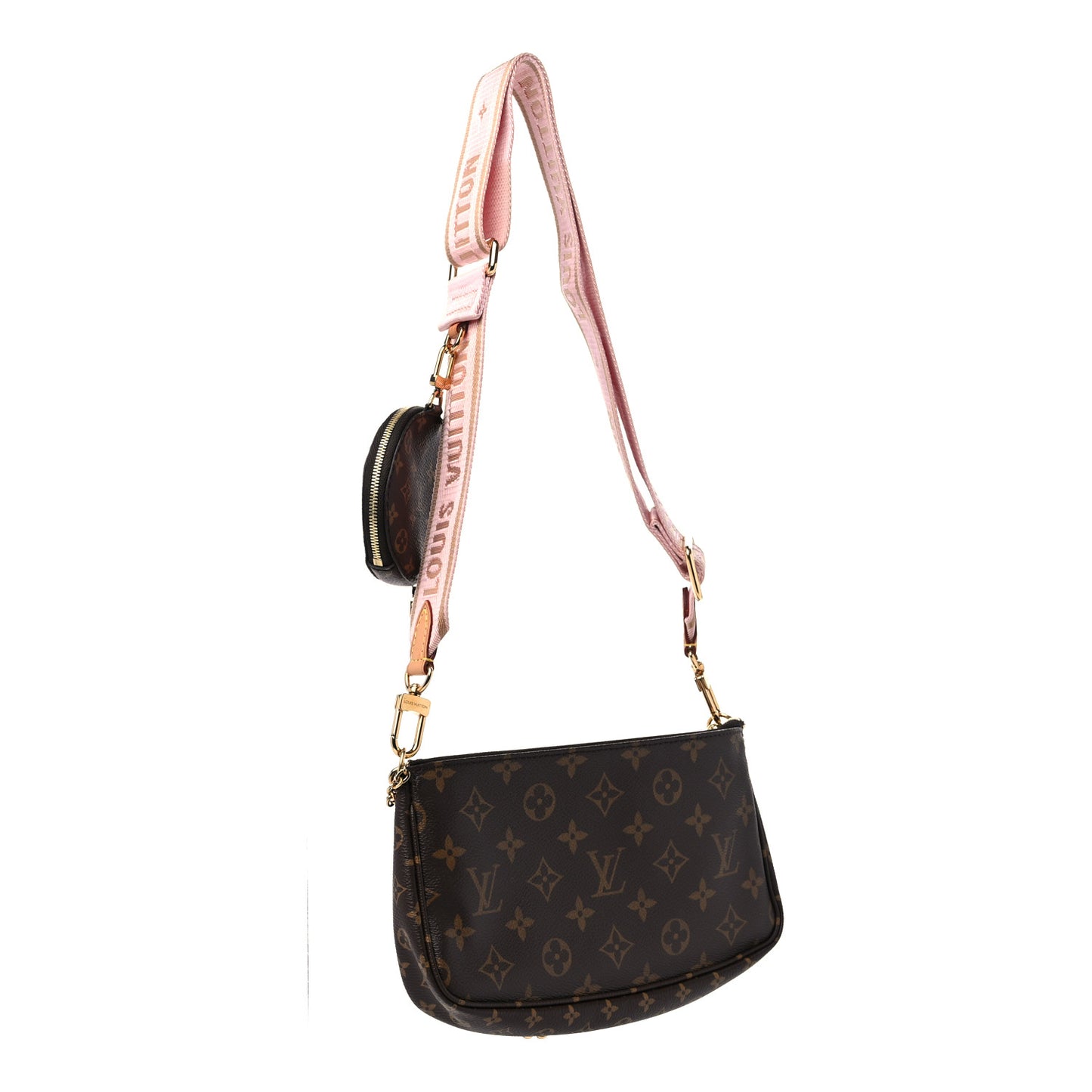 Monogram Multi Pochette Accessories Rose Clair