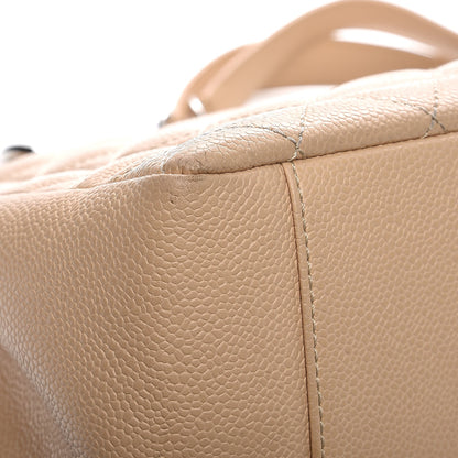 Chanel Caviar Quilted Grand Shopping Tote GST Beige Clair 14 of 15
