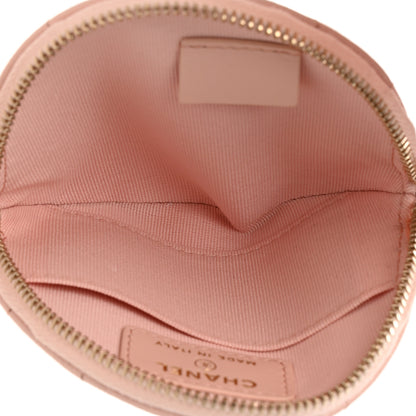 Chanel Caviar Quilted Zip Around Coin Purse Light Pink 5 of 8