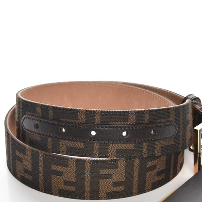 Fendi Zucca FF Buckle Belt 90 36 Tobacco 5 of 7
