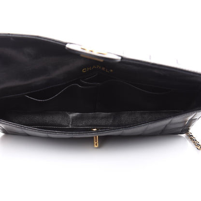 Chanel Lambskin East West Chocolate Bar Flap Black 5 of 14