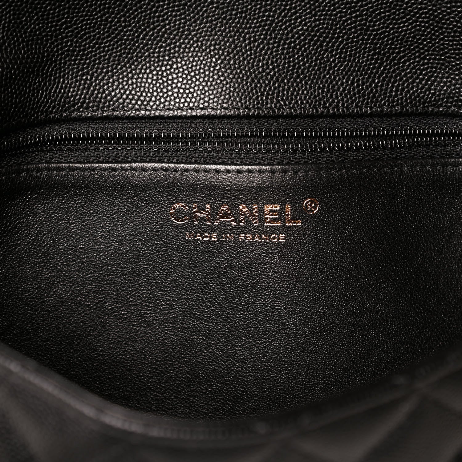 Chanel Caviar Quilted Flap Clutch Black 10 of 20