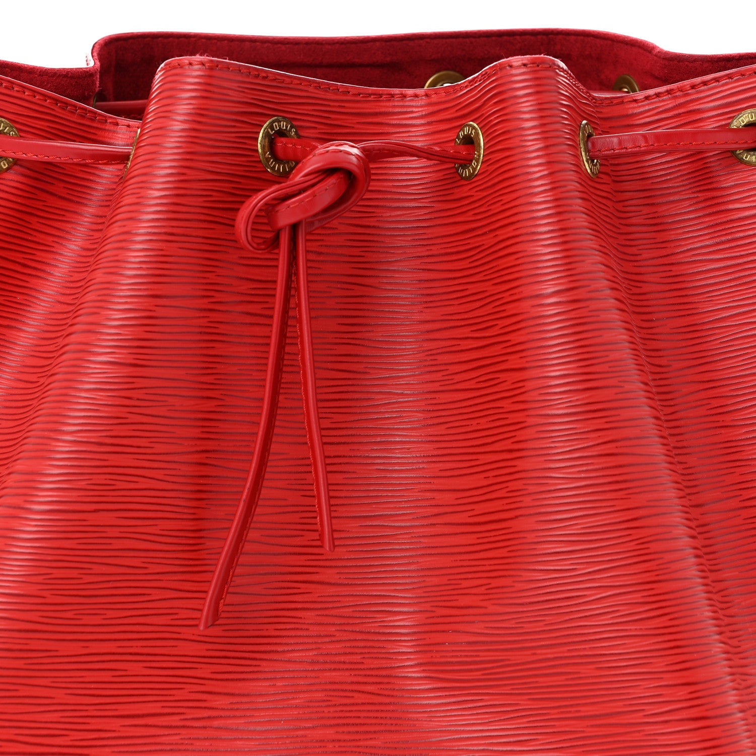 Louis Vuitton Epi Petit Noe Castillan Red 7 of 10