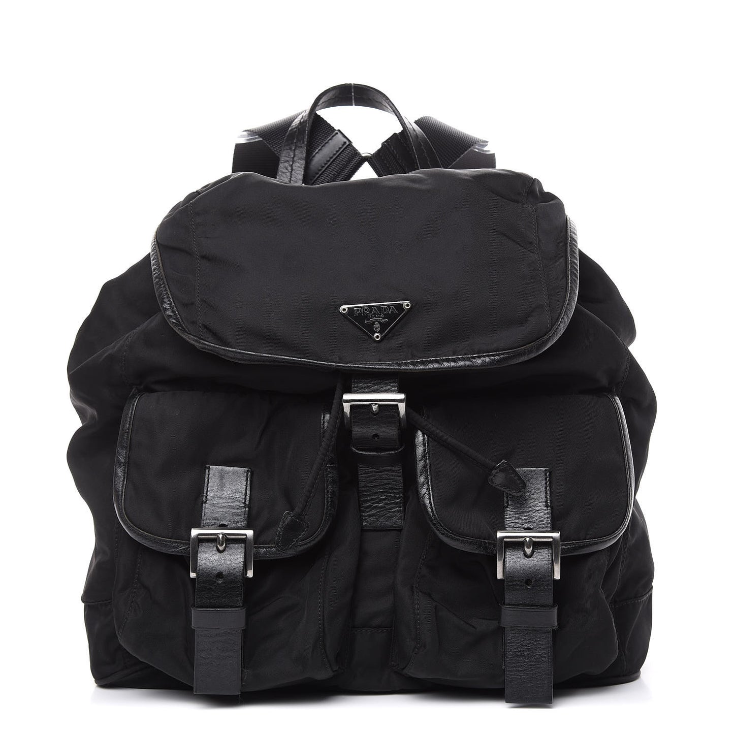 Tessuto Nylon Vela Small Backpack Black