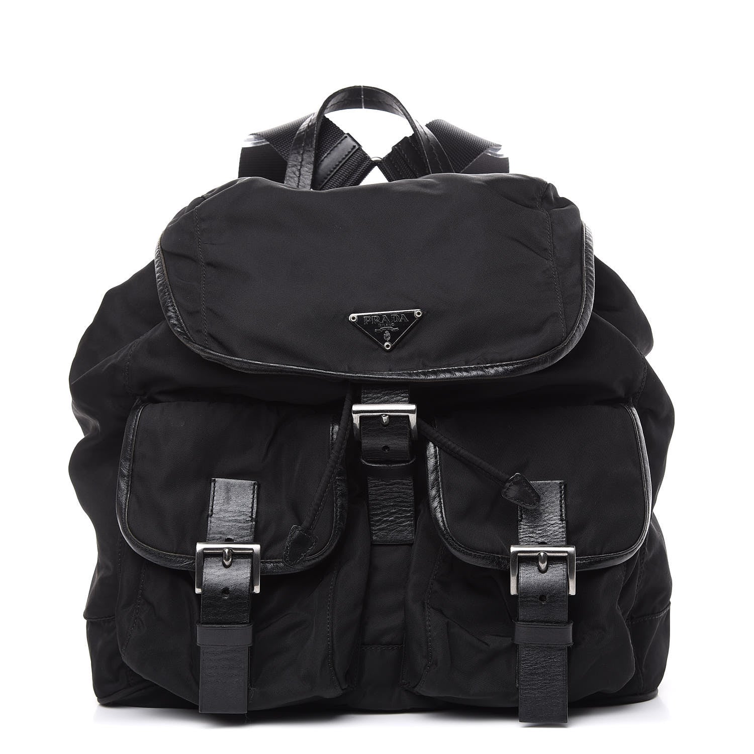 Prada Tessuto Nylon Vela Small Backpack Black 1 of 14