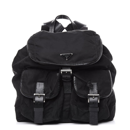 Prada Tessuto Nylon Vela Small Backpack Black 1 of 14