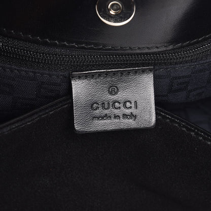 Gucci Suede Drawstring Hobo Black 6 of 8