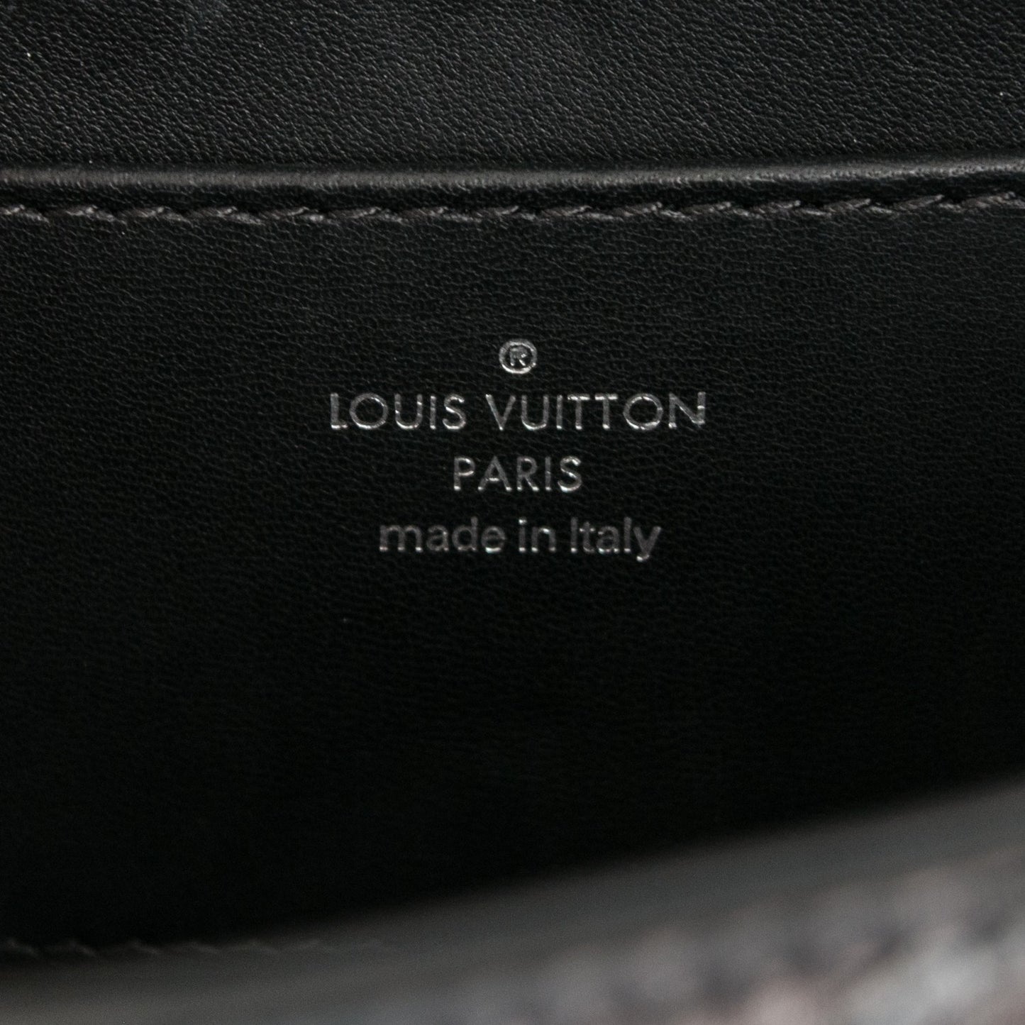 Lambskin Studded Malletage GO-14 PM Black