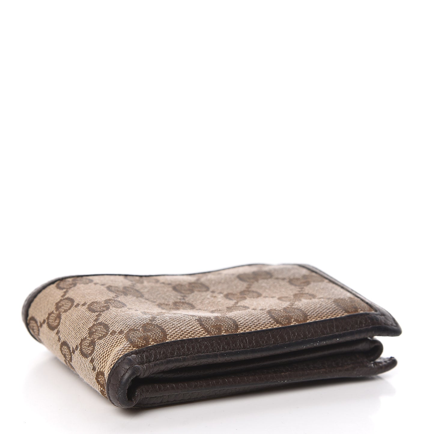 Monogram Bi-Fold ID Wallet Dark Brown
