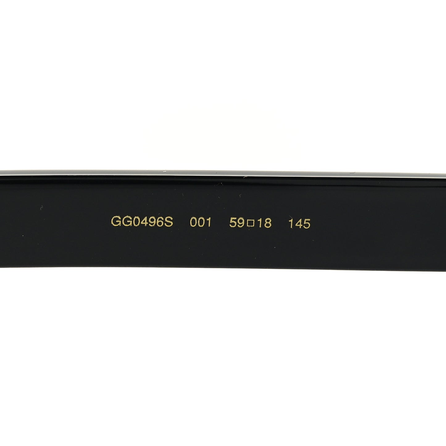 Acetate Geometric Sunglasses GG0496S Black