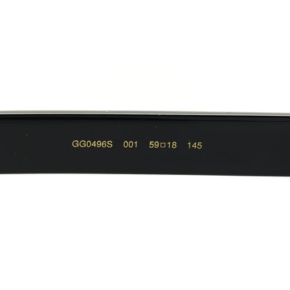 Gucci Acetate Geometric Sunglasses GG0496S Black 6 of 6
