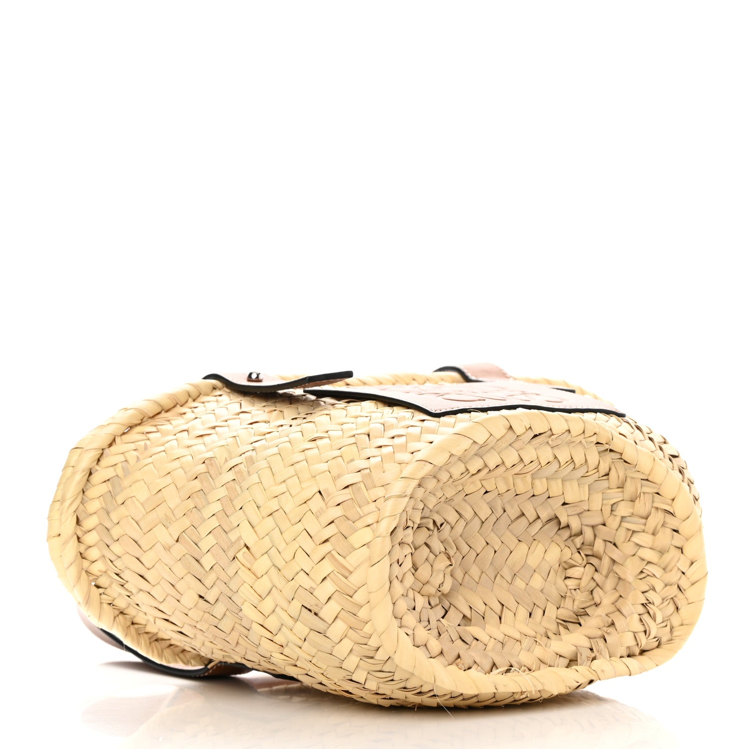 Loewe Raffia Small Basket Tote Bag Natural Tan 4 of 11