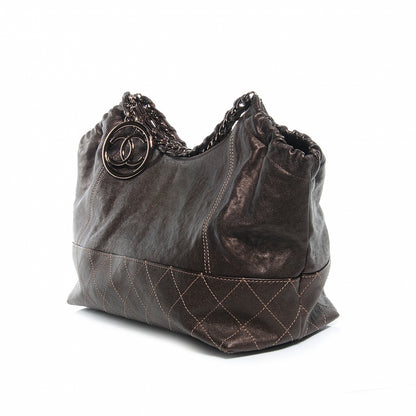 Chanel Calfskin Baby Coco Cabas Bronze 3 of 8