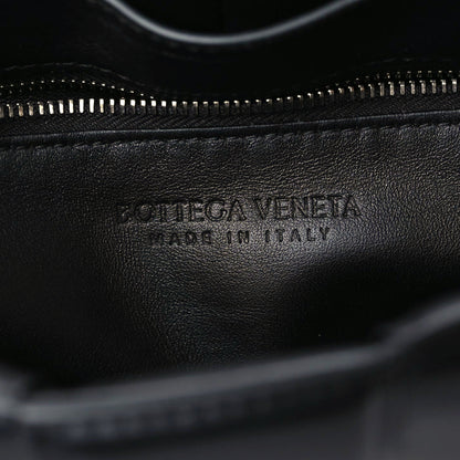 Bottega Veneta Lambskin Maxi Intrecciato Padded Chain Cassette Crossbody Bag Black 8 of 8