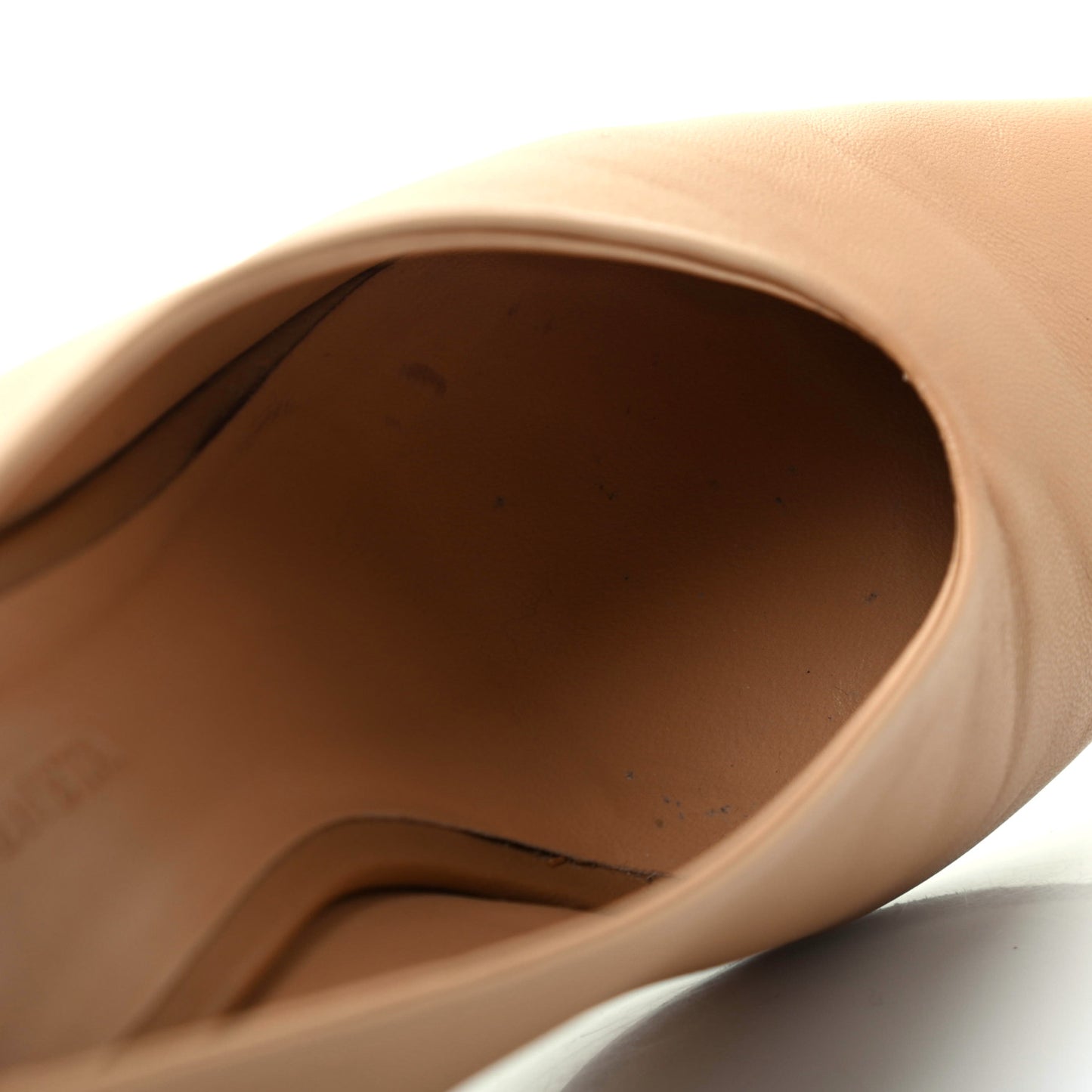 Nappa Almond Pumps 38 Nude
