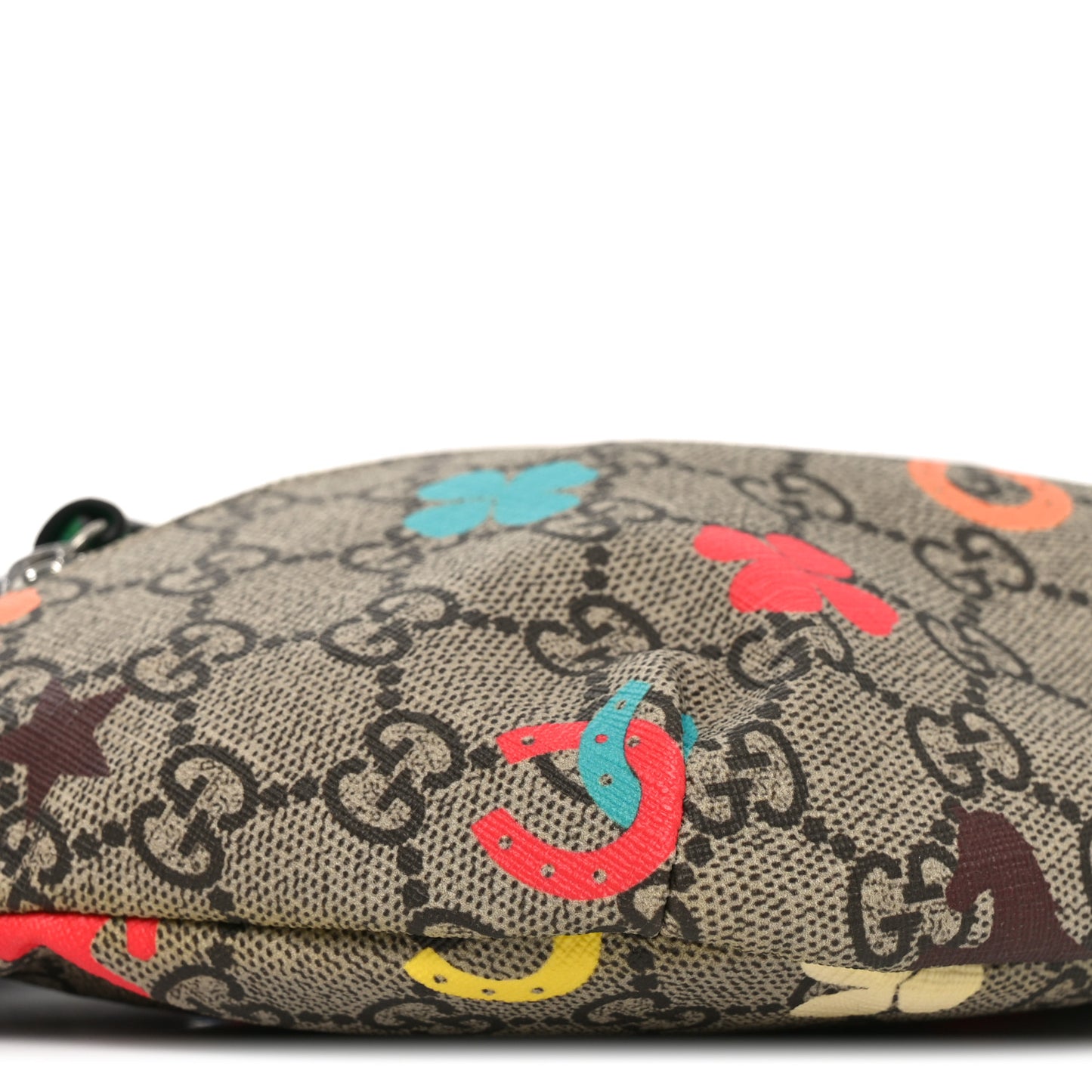 GG Supreme Monogram Ranch Childrens Belt Bag Multicolor