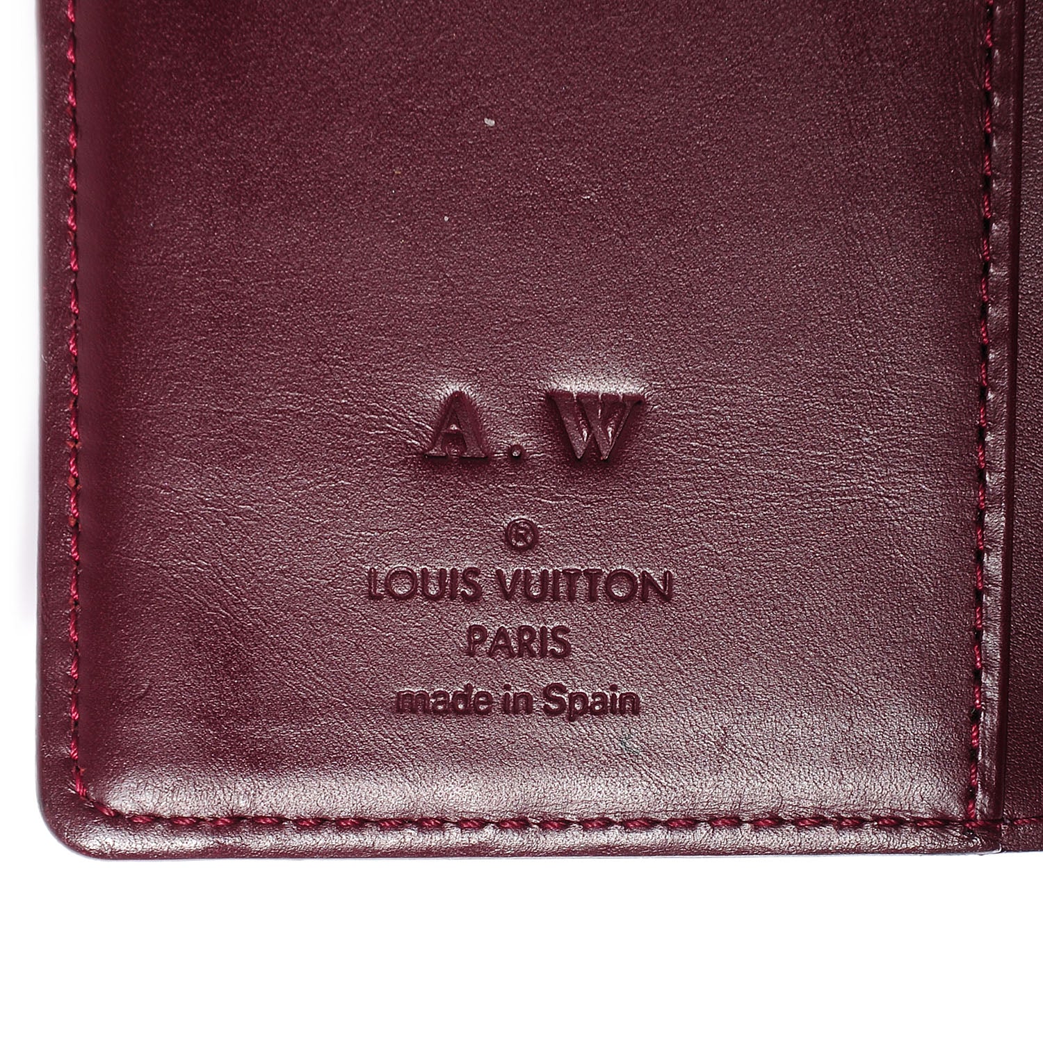 Louis Vuitton Vernis Small Ring Agenda Cover Rouge Fauviste 6 of 7