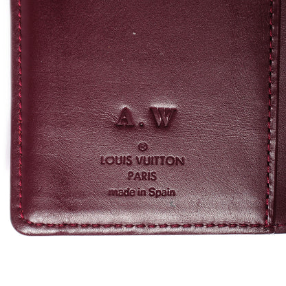 Louis Vuitton Vernis Small Ring Agenda Cover Rouge Fauviste 6 of 7