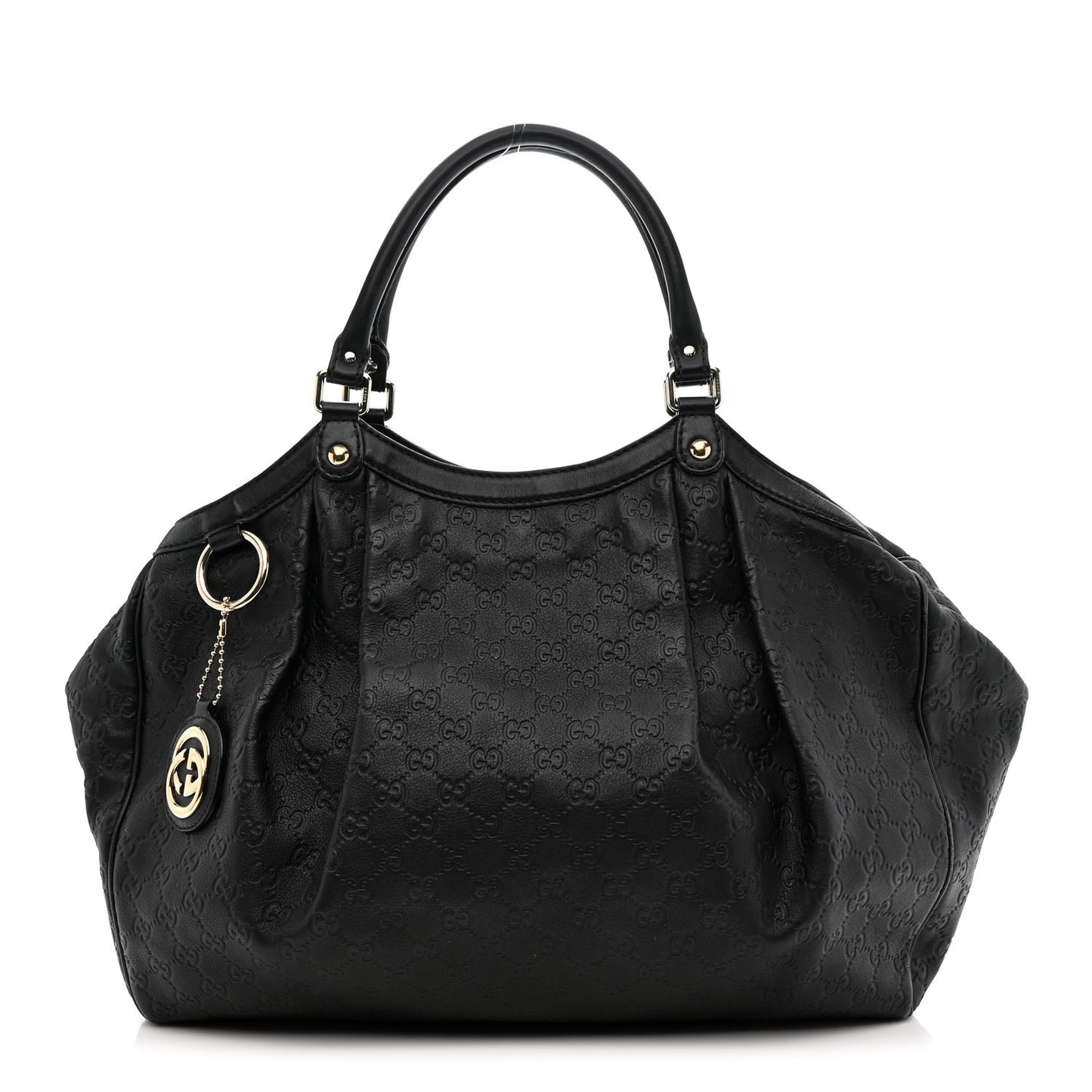 Guccissima Large Sukey Tote Black