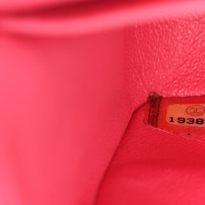 Chanel Jersey Quilted Medium Double Flap Dark Pink 7 of 10
