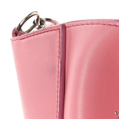 Stella McCartney Eco Alter Nappa Perforated Logo Mini Crossbody Pink 9 of 9