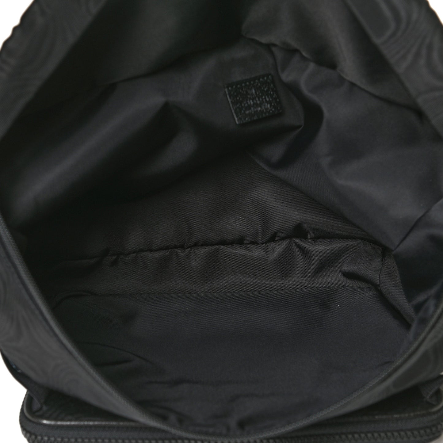 Nylon Retro Patch Convertible Belt Bag Black