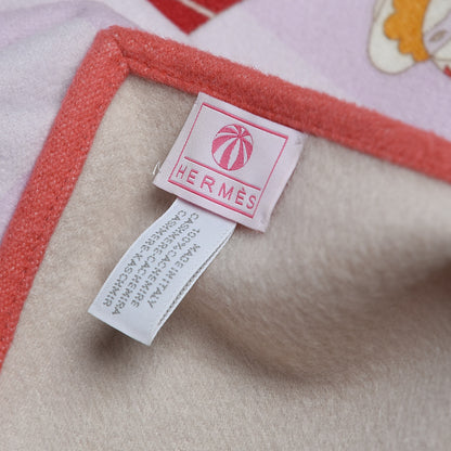 Hermes Cashmere Circus Baby Blanket Petale 5 of 6
