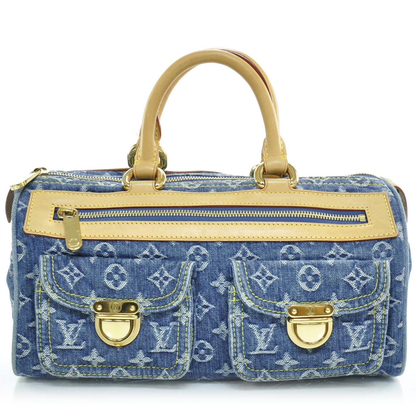 Monogram Denim Neo Speedy Blue