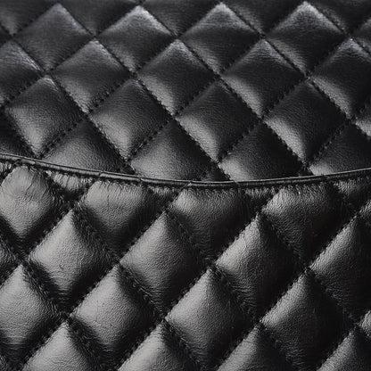 Chanel Calfskin Quilted Large Cambon Flap Black 11 of 12