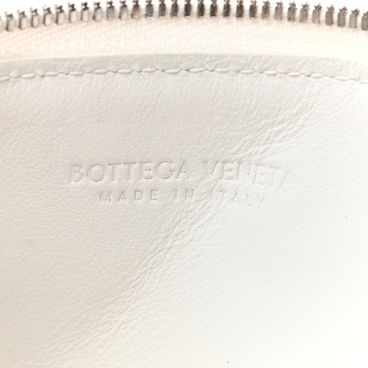 Nappa Maxi Intrecciato Coin Purse White