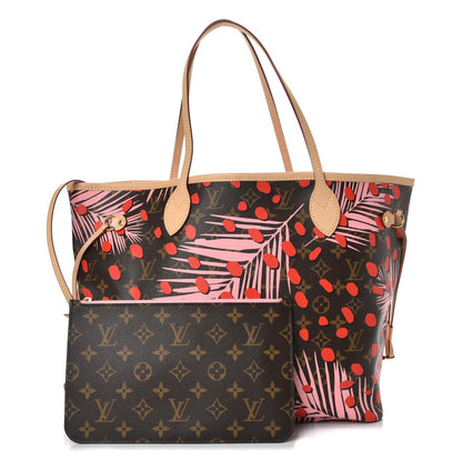 Louis Vuitton Monogram Jungle Dots Neo Neverfull MM Sugar Pink Poppy 1 of 9