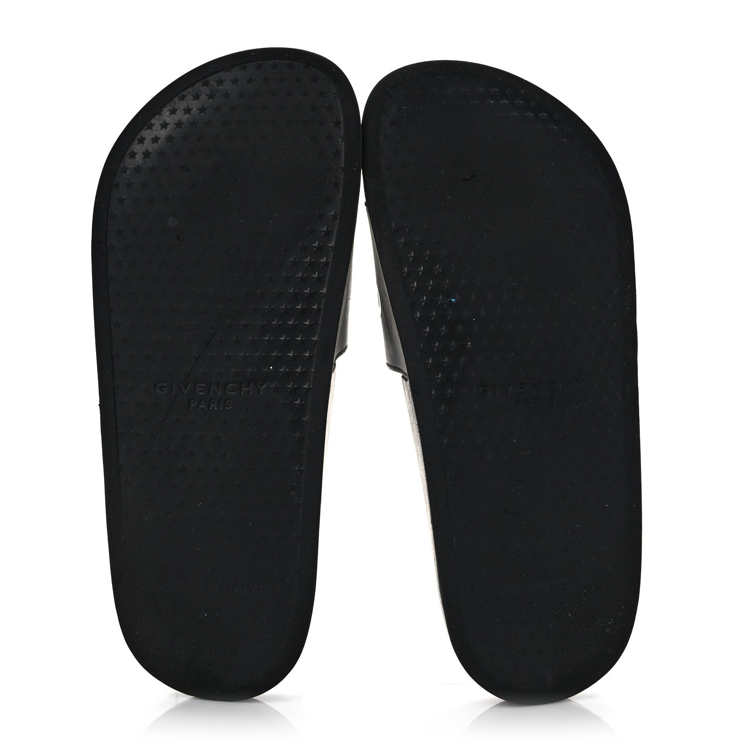 Givenchy Rubber Logo Pool Slide Sandals 37 Black 5 of 8