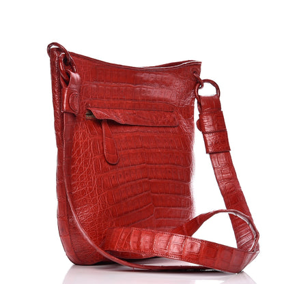 Nancy Gonzalez Crocodile Crossbody Bag Red 3 of 16