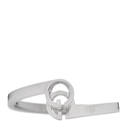 Gucci 18K White Gold Running G Ring 53 6.25 1 of 4