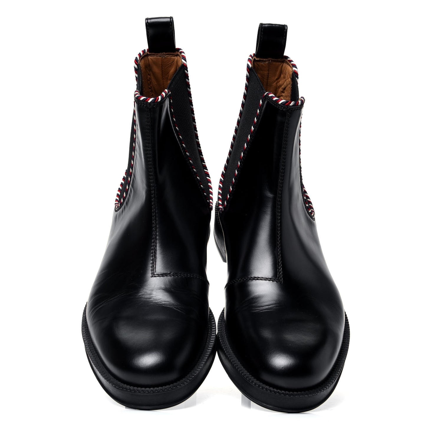 Calfskin Mens Beyond Chelsea Ankle Boots 8 Black