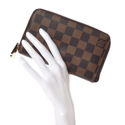 Louis Vuitton Damier Ebene Zippy Compact Wallet 2 of 10