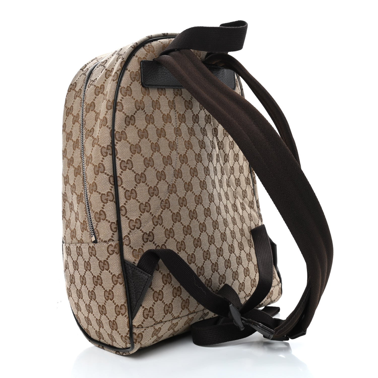 Gucci Monogram Travel Backpack Dark Brown 3 of 10