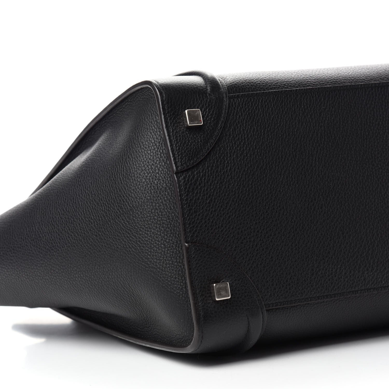 Celine Drummed Calfskin Mini Luggage Black 6 of 11