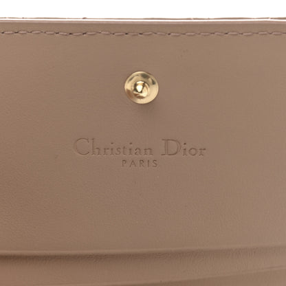 Christian Dior Ultra Matte Calfskin Cannage Mini Lady Dior Wallet Fard 7 of 9