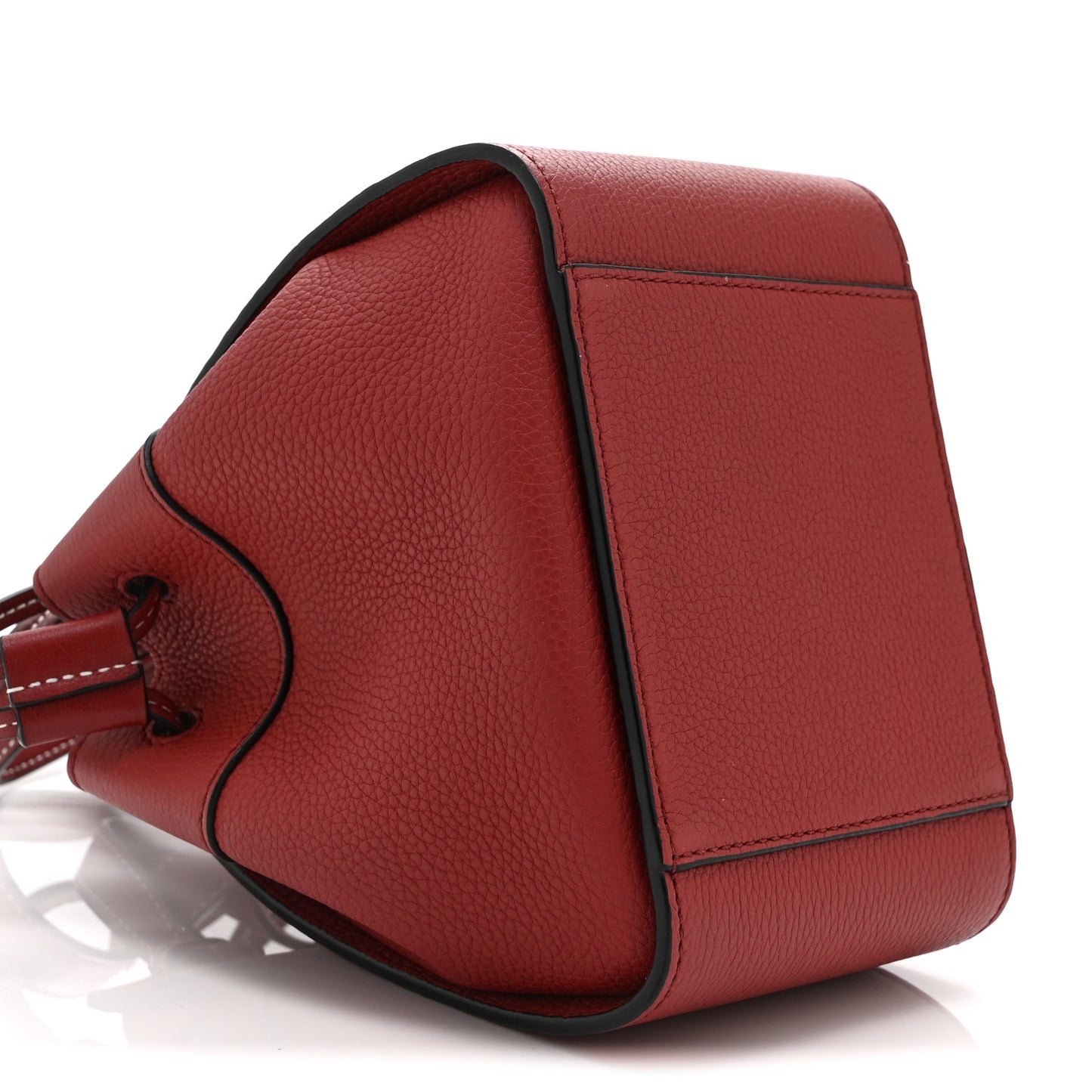 Soft Grained Calfskin Mini Hammock Shoulder Bag Dark Red