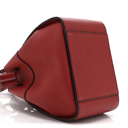 Loewe Soft Grained Calfskin Mini Hammock Shoulder Bag Dark Red 9 of 10