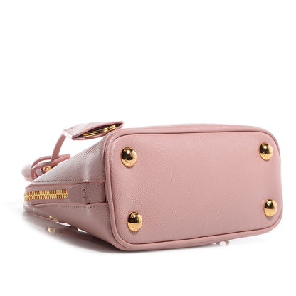 Prada Saffiano Lux Mini Promenade Tote Orchidea 4 of 12