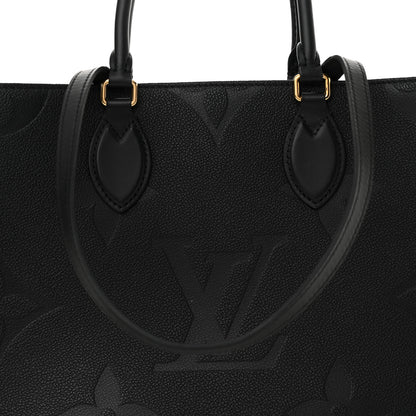 Louis Vuitton Empreinte Monogram Giant OnTheGo MM Black 7 of 14