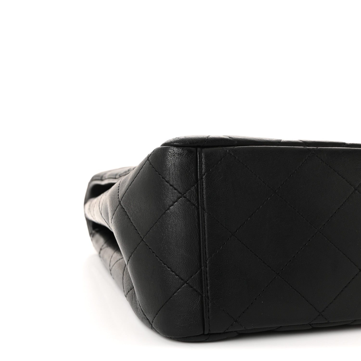 Chanel Lambskin Quilted Maxi Single Flap Black 9 of 10