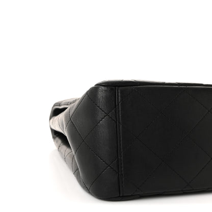 Chanel Lambskin Quilted Maxi Single Flap Black 9 of 10