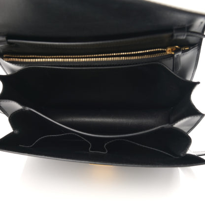 Celine Box Calfskin Medium Classic Box Flap Bag Black 5 of 14