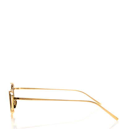 Saint Laurent Metal Cat Eye SL536 Sunglasses Gold 3 of 8