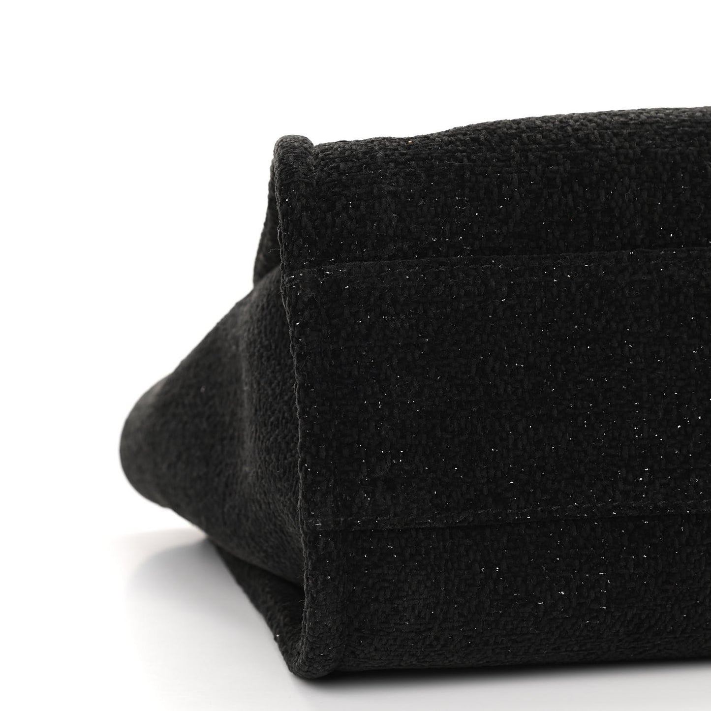 Lurex Boucle Small Deauville Tote Black