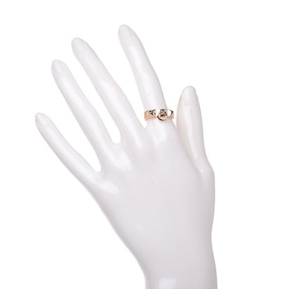 Hermes 18K Rose Gold PM Collier De Chien Ring 52 6 2 of 4